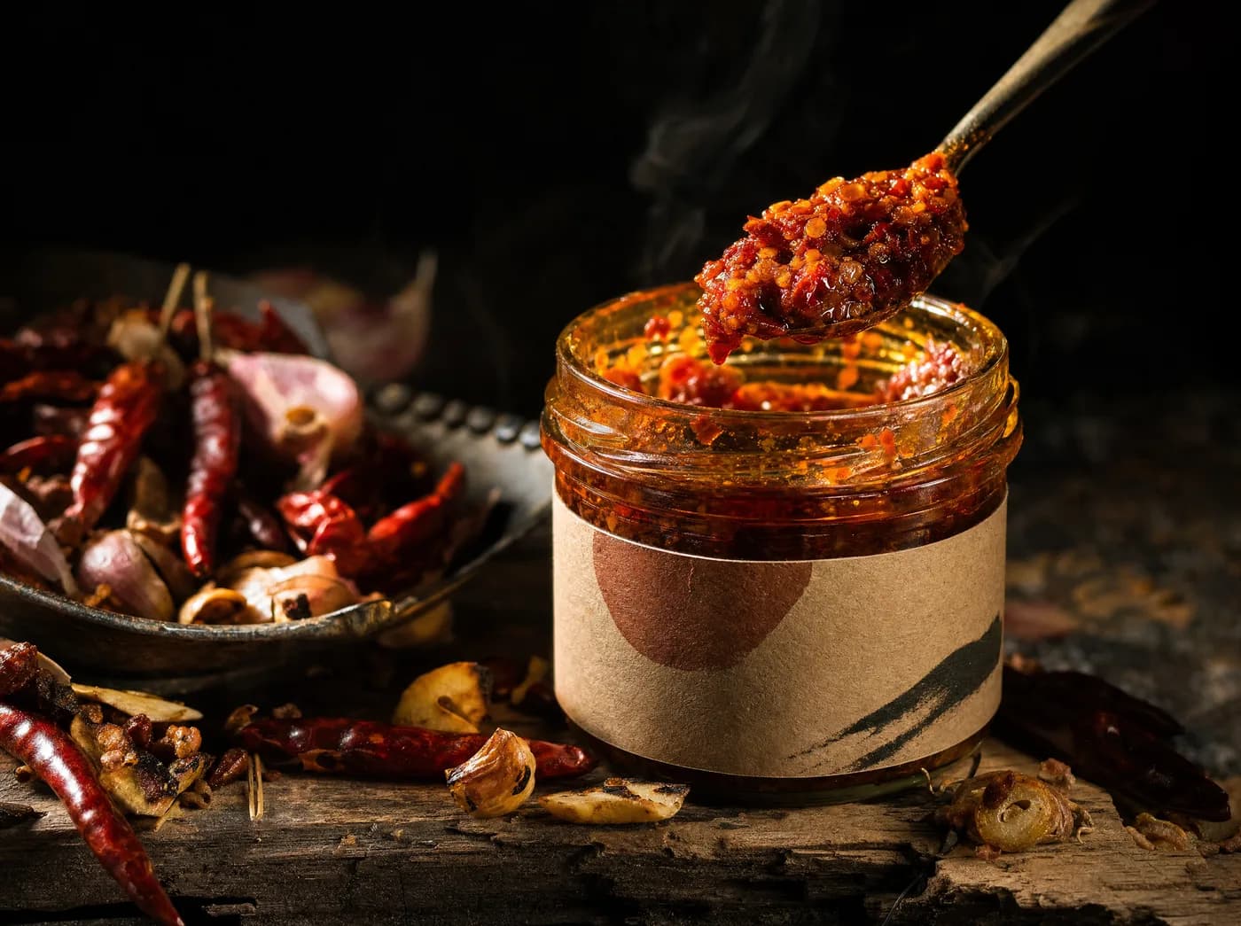 Nam Prik Pao, Chiliöl aus Thailand