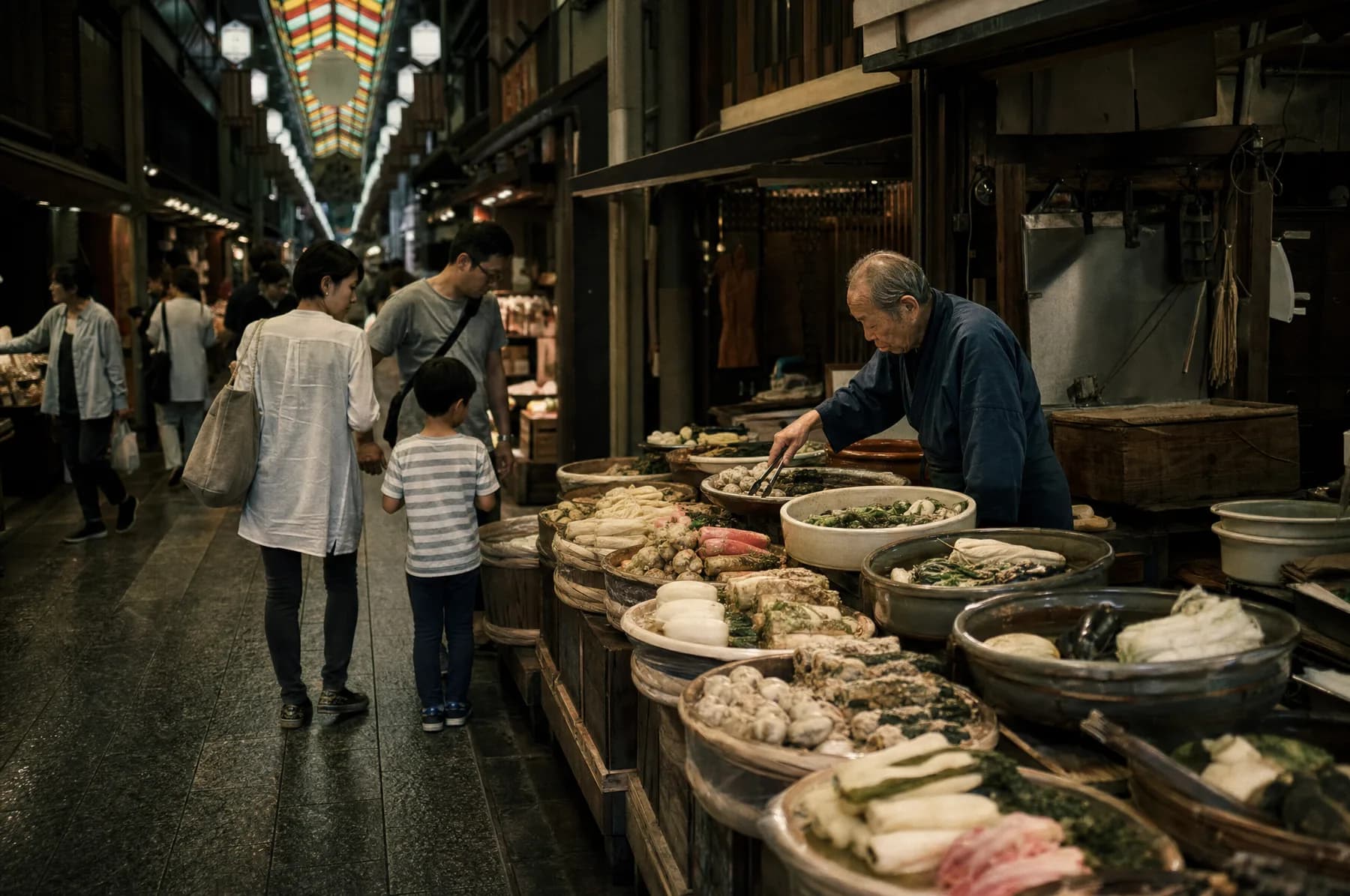Nishiki Market in Kyoto